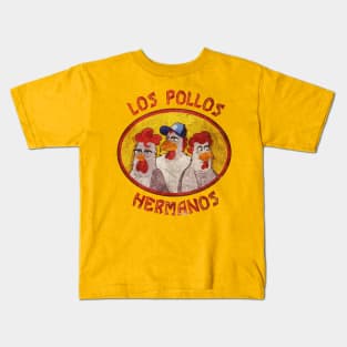 three cock poses Kids T-Shirt